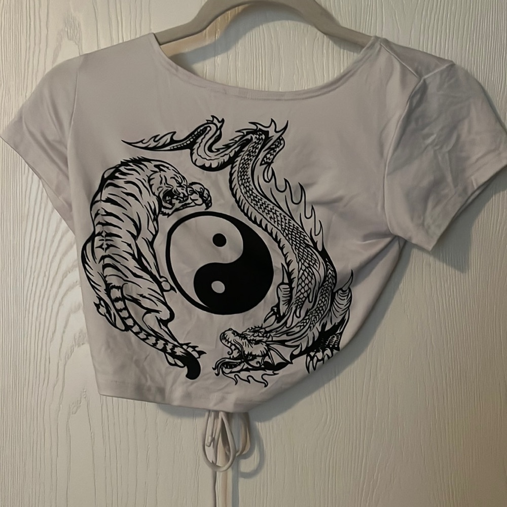 Yin and Yang crop top